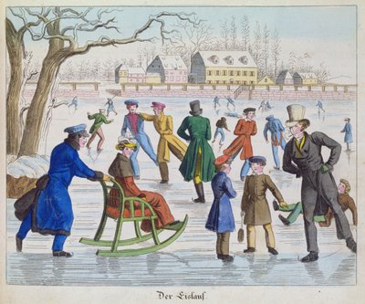 Skating Scene, 1832 by German School